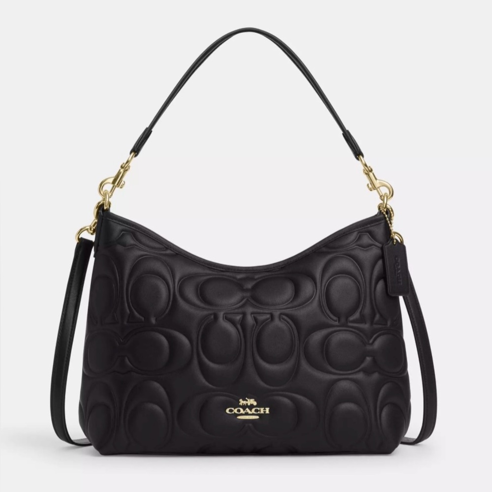 Coach NWT Laurel Shoulder Bag In Signature Leather - Factory sealed